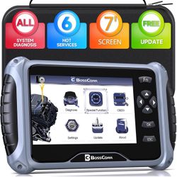 IF745 All System OBD2 Scanner Diagnostic Tool with 6 Service Resets, ABS Bleeding/EPB/SAS/BMS/Oil Reset/Throttle Relearn Scan Tool, Car Scanner Diagns