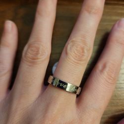 Engraved Forever Love Ring.