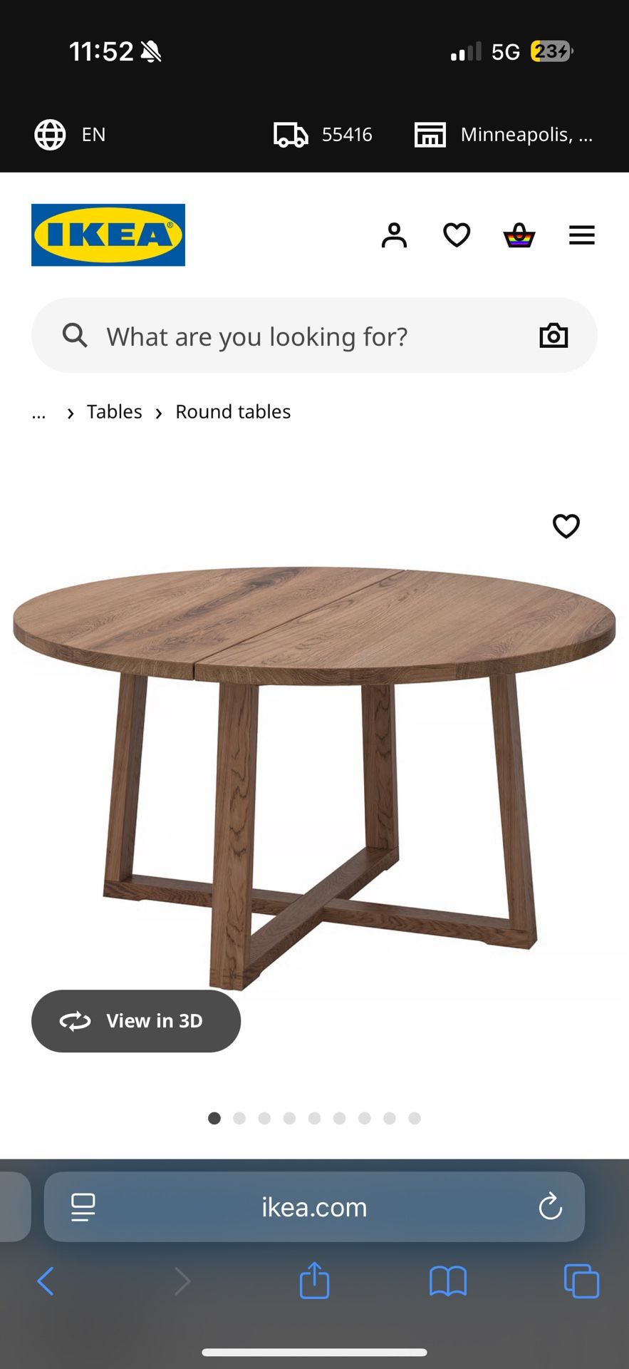 IKEA Dining Table, 4 Chairs Free