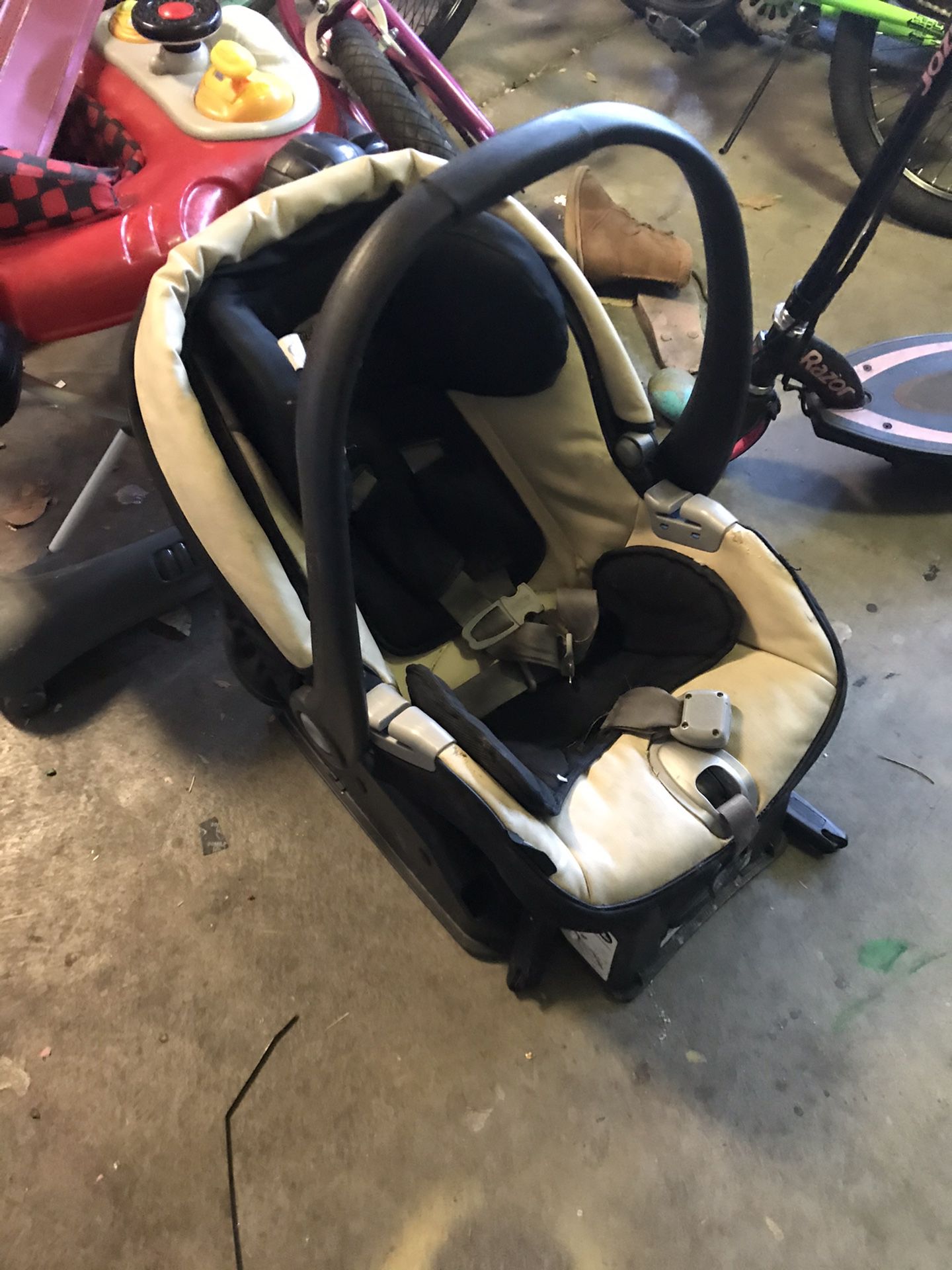Car seat with base baby walker baby swing