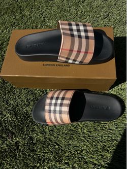 Burberry slides