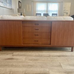 Authentic Danish H.P. Hansen or Falster Teak Midcentury Credenza 