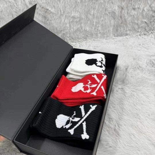 MMJ socks mid-tube long socks cotton socks men's long tube fashion gift box packaging