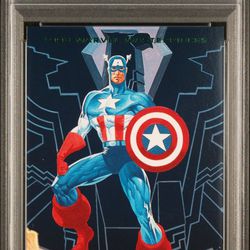 1993 Marvel Masterpieces Captain America PSA 10