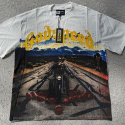 Men’s Godspeed Skeleton Rider shirt size LARGE.