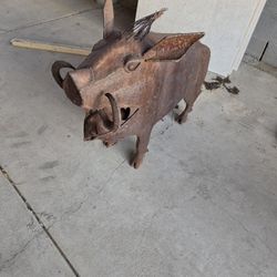 Metal Sculpture Warthog