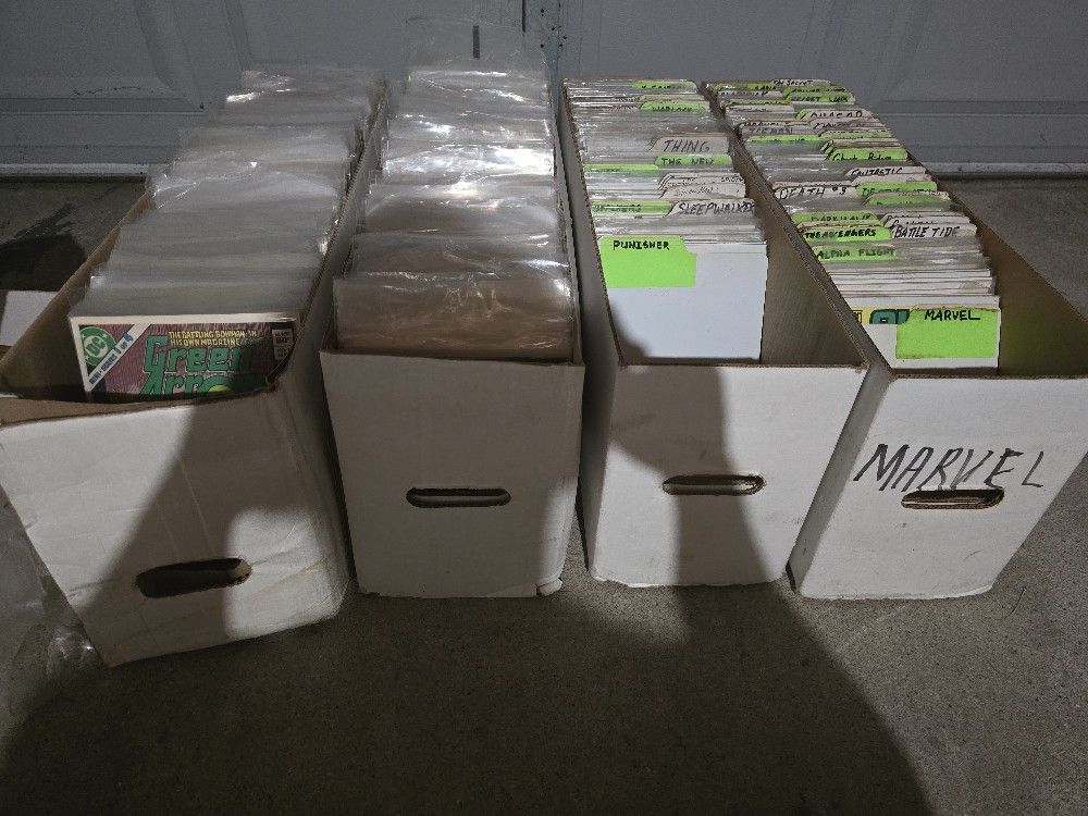 4 Boxes Of Comic Books
