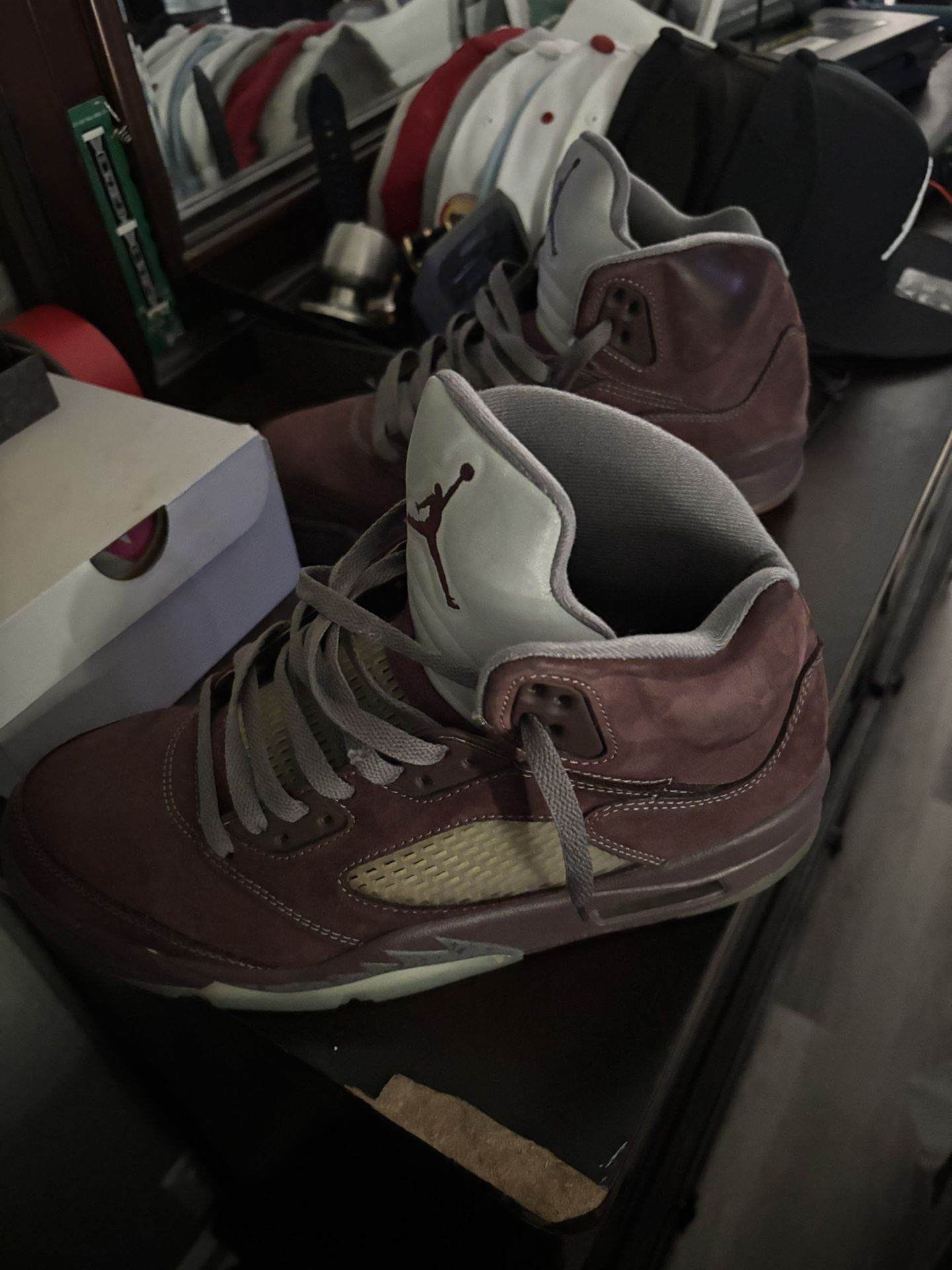 Maroon Jordan 5s