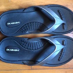 OKABASHI BLACK SANDALS
