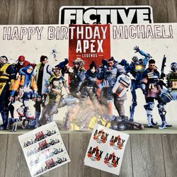 Party Decorations Banners Stickers 