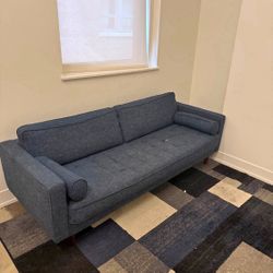 Blue Couch With Delivery 