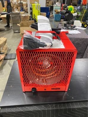 New 240V Fan-Forced Industrial Space Heater 5600W, heats Up to 600 ft². with Fan Only Function