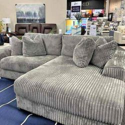 Lindyn Gray 2 Piece Sofa Chaise Sectional 