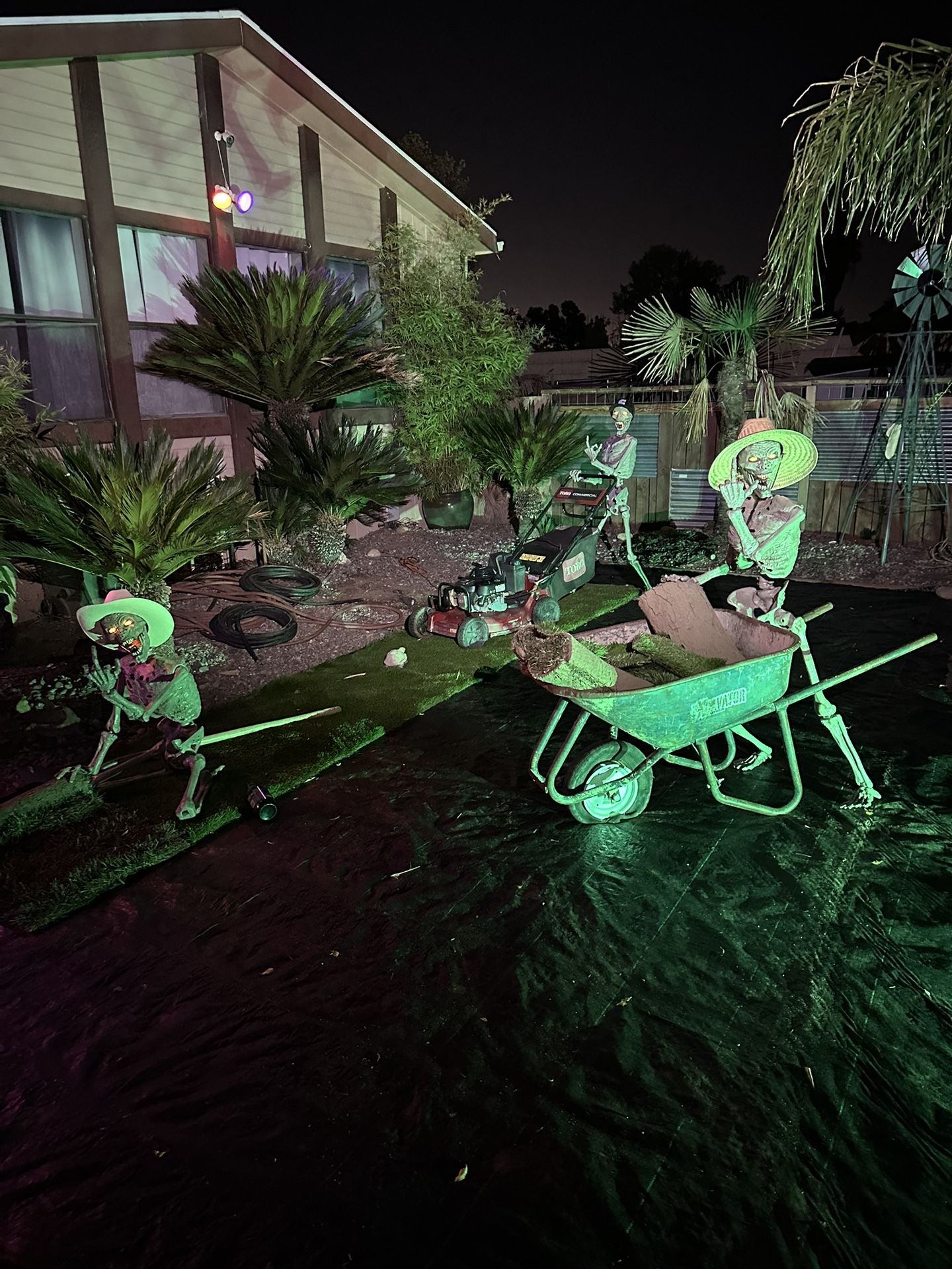 3 Halloween Zombie Props