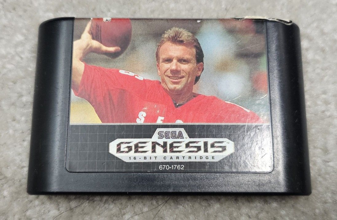 Joe Montana 2 Sports Talk Football Sega Genesis Game