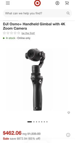 DJI OSMO+ PLUS Handheld 4K 12MP Stabilized Camera 22-77mm, 3.5× optical ZOOM