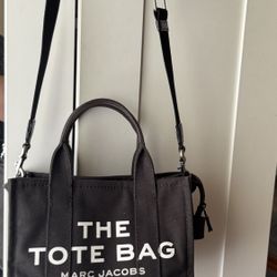 Black Marc Jacobs Canvas Tote Bag 