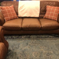 Leather Sofa set- Star Furniture