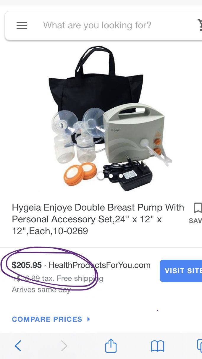 Breast pump and double stroller