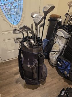 MEN'S GOLF SET W// BAG (12 CLUBS)GREAT SET FOR BEGINNERS