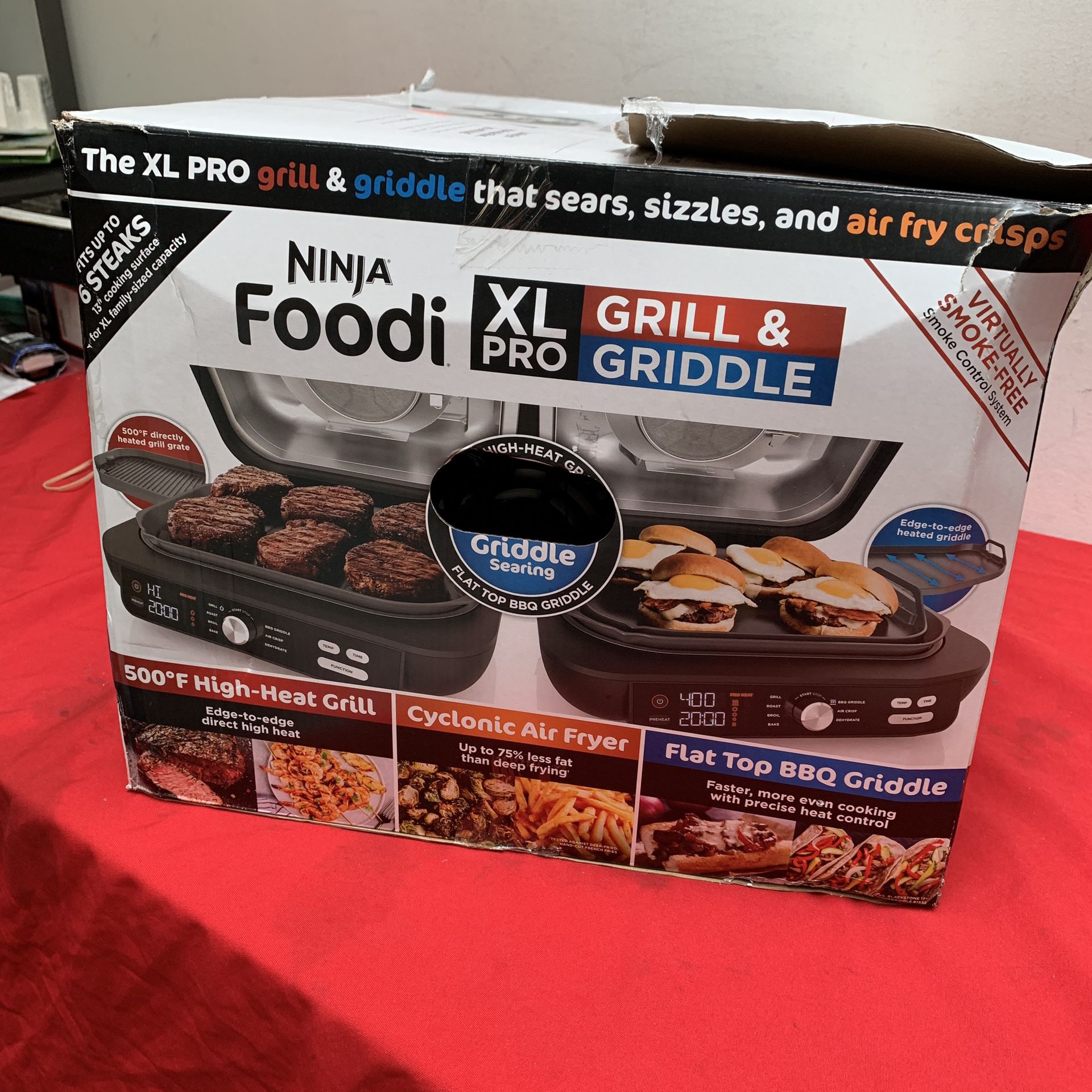 USED: Ninja IG651 Foodi Smart XL Pro 7-in-1 Indoor Grill/Griddle -  appliances - by owner - sale - craigslist