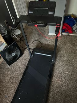 Compact foldable treadmill
