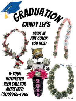 Graduation Money/candy/ribbon Lei’s