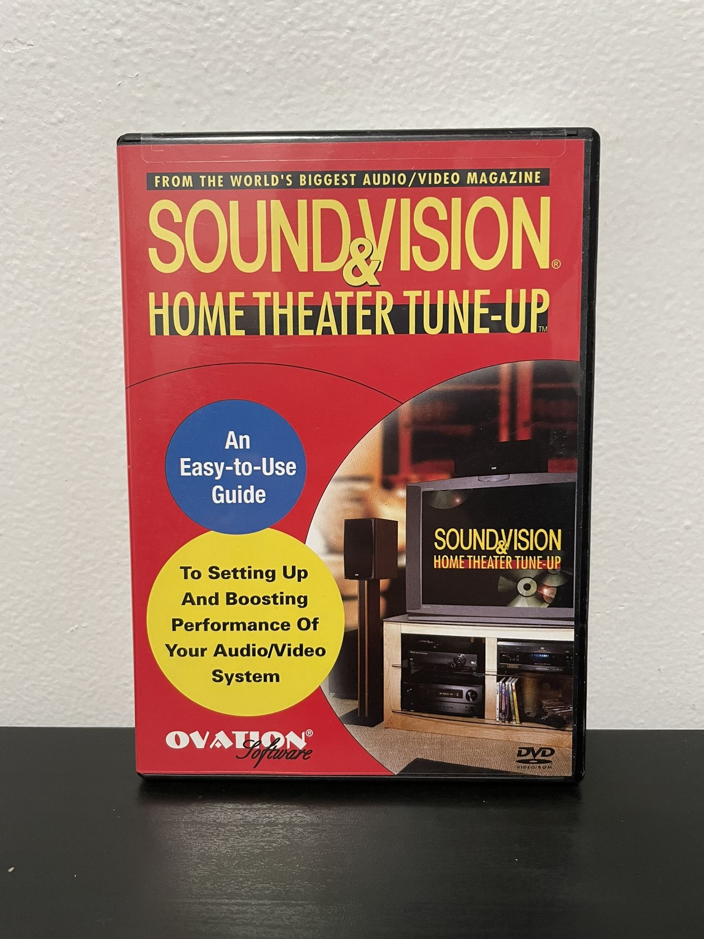 Sound & Vision Home Theater Tune-Up DVD Ovation Software Audio TV Tuning 2001