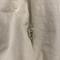 Costume Gold And Five Diamond Ring Size 7.5