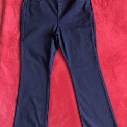 NYDJ BARBARA BOOTCUT DENIM JEANS WOMENS PANTS Size 18 Dark Blue ‼️ Made In USA ‼️ NEW‼️ Retail $79-$99