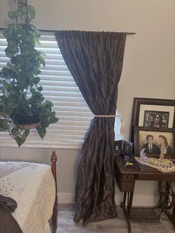 Nicole Miller curtains premium brown 47x81