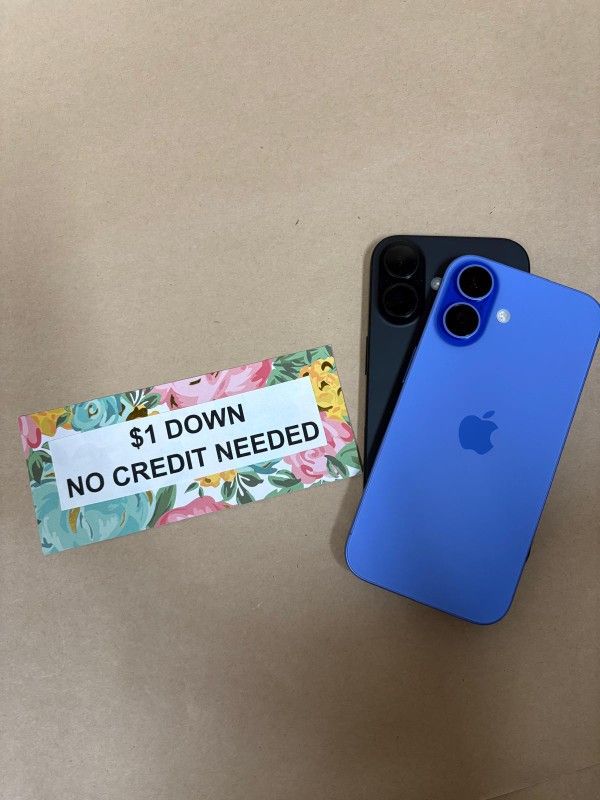 🚨 Insane iPhone 16 Deal – Take It Home Today for $1 Down!