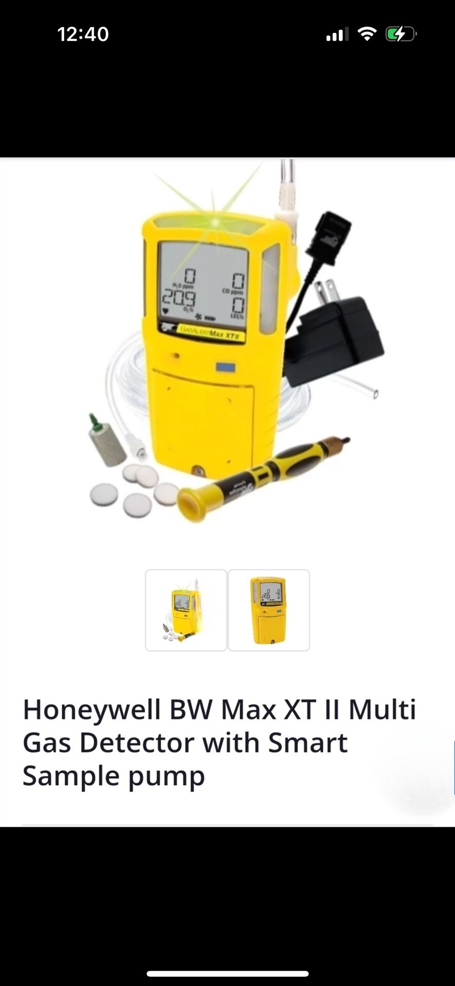 Honeywell Gas Tester