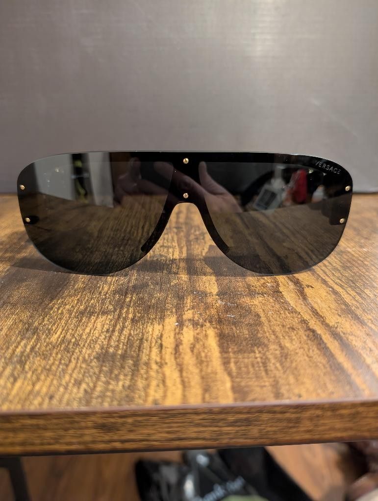 Versace Medusa Biggie Shield Sunglasses