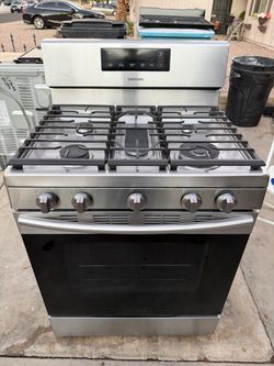 Samsung gas stove stainless steel