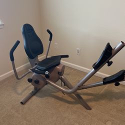 NordicTrack workout leg machine 
