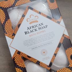 New African Black Soap Bath Bombs