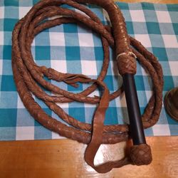 Leather Bull Whip 