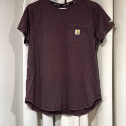 Carhartt Pocket Tshirt Women Large 10/12