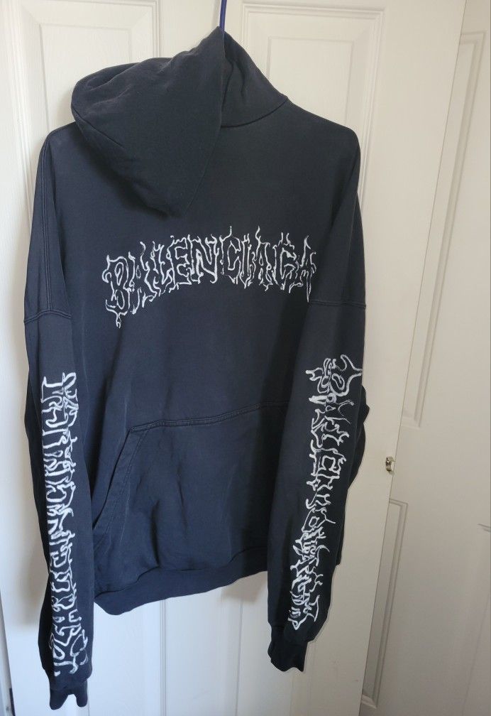 Balenciaga Metal Outline Hoodie