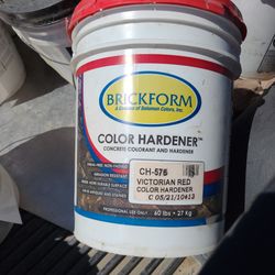 Stamped concrete color and release 5 gallon buckets six buckets left $30 a bucket not opened 125 for all of them