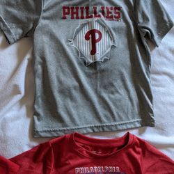 Philadelphia Phillies Baseball Team Athletics Sports Toddler T Tee Shirt Top Size 3T