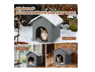 Outdoor Cat House Shelter