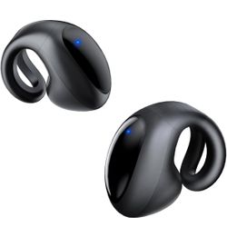 Open Ear Earbuds Lightweight Comfort Clip Wireless Earbuds Sweat Resistant Bluetooth Headphones Lightweight Sport Headphones for Workouts and Running 