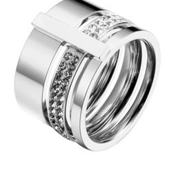 RING Three Layers , Luxury SIZE - 6
