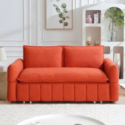 Brand New! Full Size Convertible Sleeper Sofa, 70” Pull Out Sofa Bed