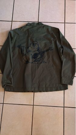 True religion button up jacket