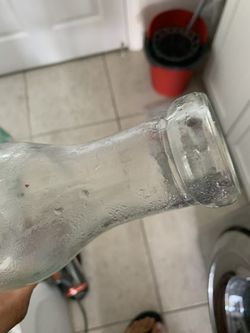 Glass milk bottles 2
