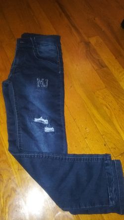 Girl blue jeans size 8