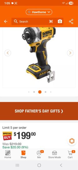 20V MAX XR Cordless Impact Driver (Tool Only) (Have 2)